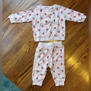 Baby Waffle Knit Top & Pants Set